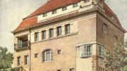 Villa auf der Hohen Warte (Detail). Aus: Oscar Grüner: Moderne Villen in Meisteraquarellen (um 1905)