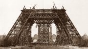 März 1888: Bauarbeiten am Eiffelturm