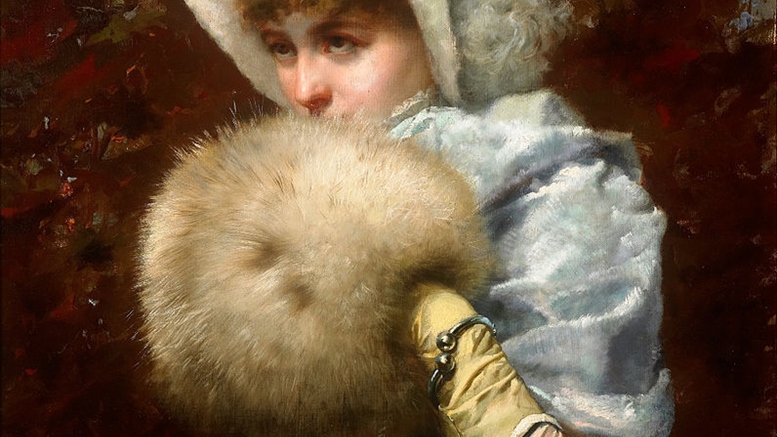 Francesc Masriera: Hivern de 1882 (Ausschnitt)