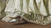 Ausschnitt aus: Louis-Michel van Loo (1707-1771) "Portrait des Marquis von Marigny und seiner Frau". Foto: Lois Lammerhuber/Edition Lammerhuber