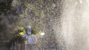 Büste von Eduard Suess vor dem Hochstrahlbrunnen, der Teil der I. Wiener Hochquellenleitung am Schwarzenbergplatz in Wien ist. Foto © Lois Lammerhuber/Edition Lammerhuber