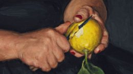 Detail aus dem von Pascal Möhlmann gestalteten Umschlagbild von Elisabeth Bronfens Buch „Besessen“