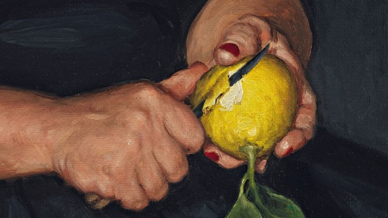 Detail aus dem von Pascal Möhlmann gestalteten Umschlagbild von Elisabeth Bronfens Buch „Besessen“