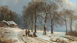 Barend Cornelis Koekkoek: Winterlandschaft, um 1838, Rijksmuseum Amsterdam
