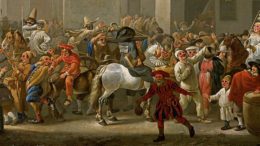 Johannes Lingelbach: Carneval in Rom (Ausschnitt), um 1650/1651, Kunsthistorisches Museum Wien / ©KHM-Museumsverband.