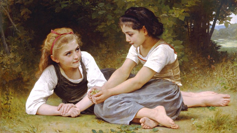 William-Adolphe Bouguereau (1825–1905): Die Nusssammlerinnen