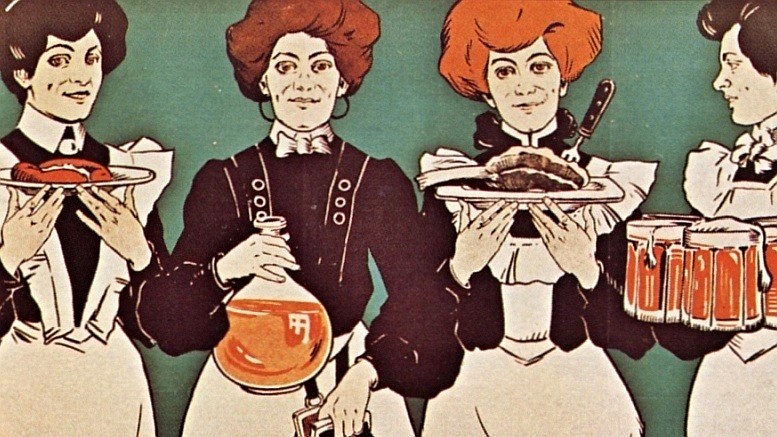 Ausschnitt aus Plakat, Wien, um 1905