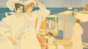 Josef Maria Auchentaller: Ausschnitt aus einem Plakat für das „Seebad Grado“, 1906. Wien Museum