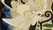 Mosaik für das Hotel Wiesler in Graz, 1909, Detail eines Fotos von Thomas Ledl (Wikimedia Commons)
